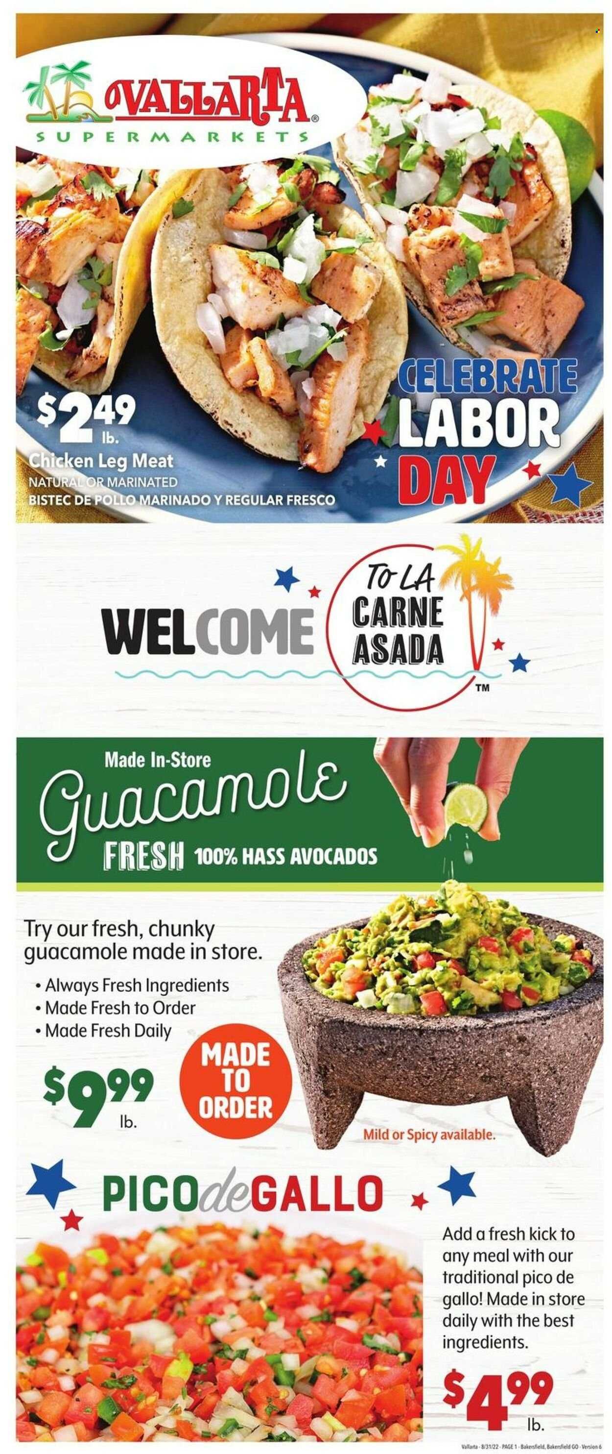 Vallarta (CA) Weekly Ad Flyer Specials August 31 to September 6, 2022