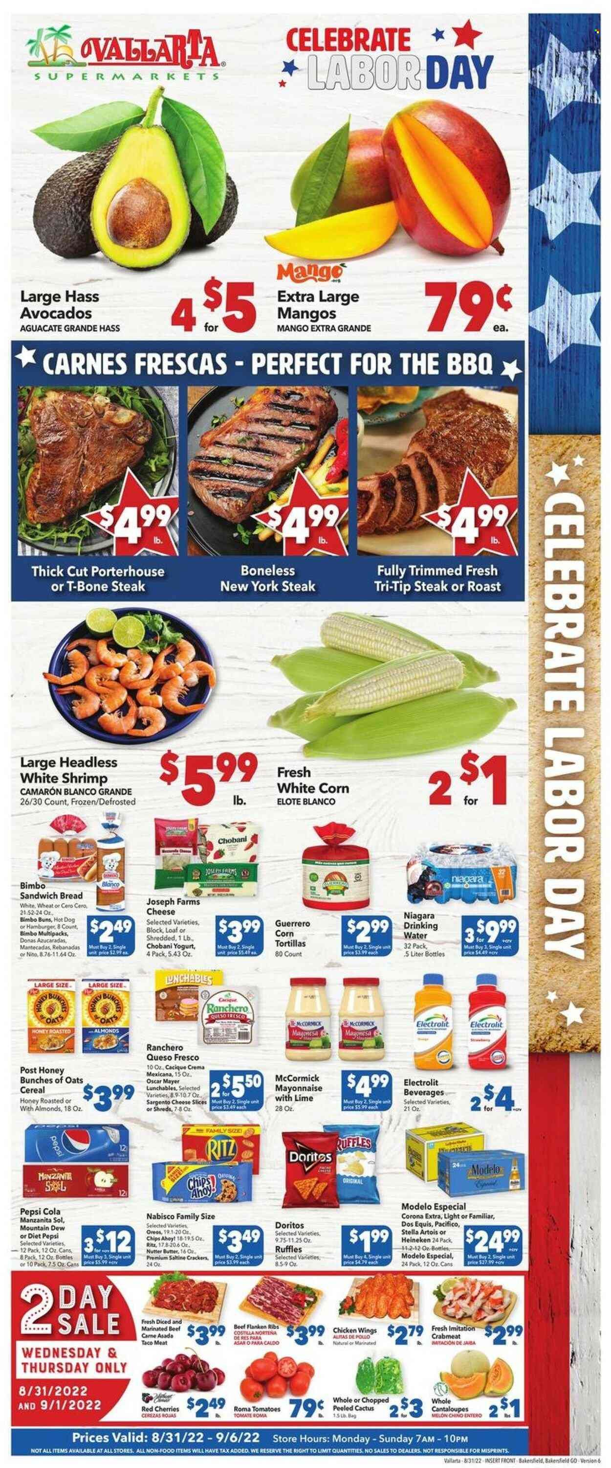 Vallarta (CA) Weekly Ad Flyer Specials August 31 to September 6, 2022