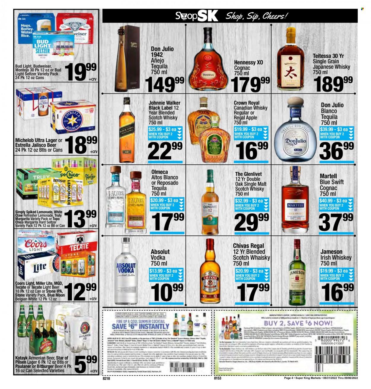 Super King Markets (CA) Weekly Ad Flyer Specials August 31 to September 6, 2022