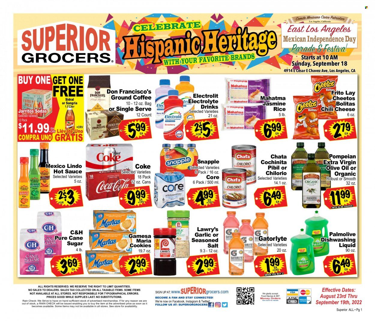 Superior Grocers (CA) Weekly Ad Flyer Specials August 23 to September 19, 2022