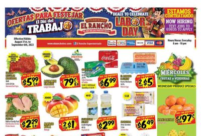 El Rancho (TX) Weekly Ad Flyer Specials August 31 to September 6, 2022