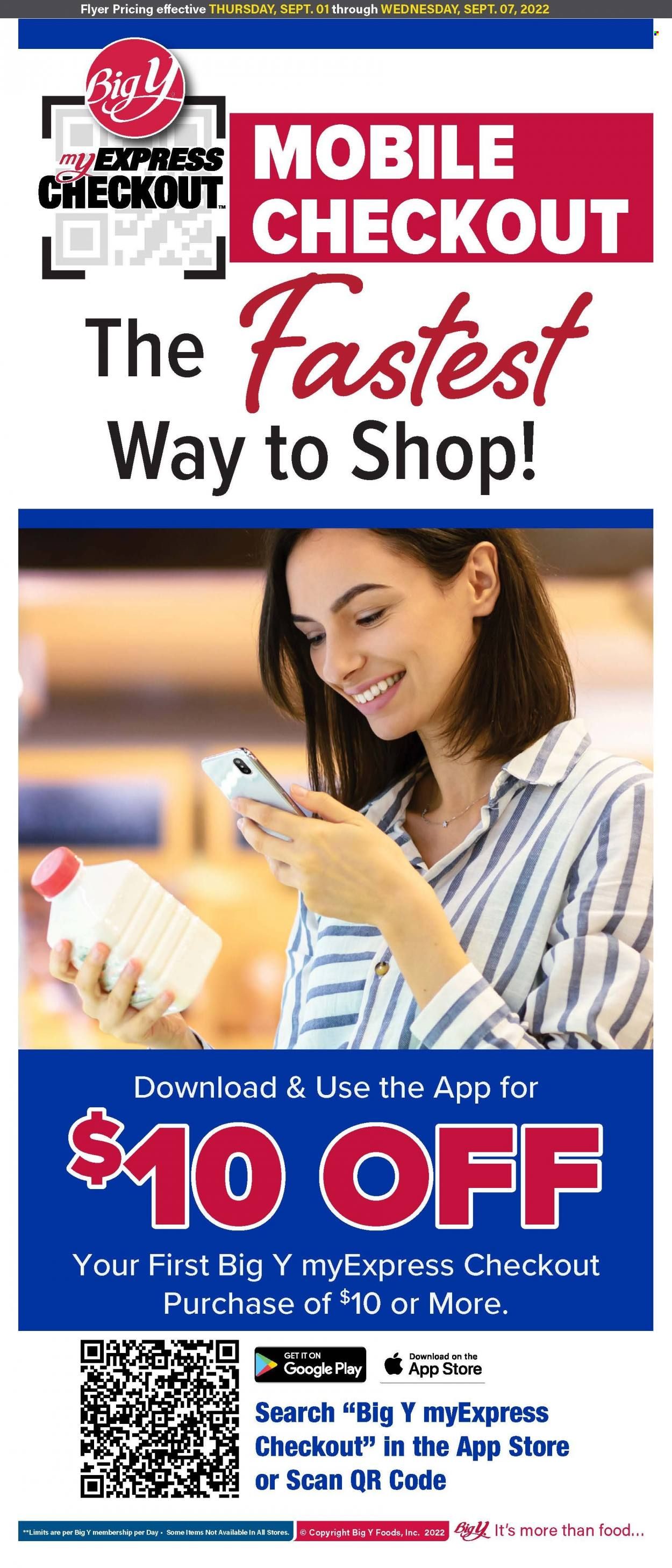 Big Y (CT) Weekly Ad Flyer Specials September 1 to September 7, 2022