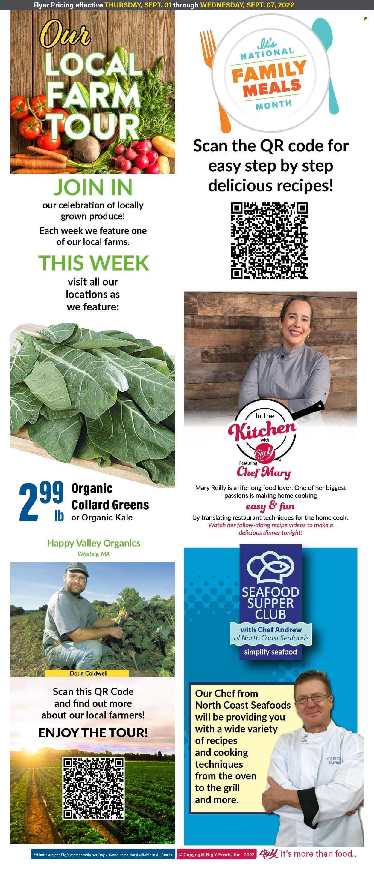Big Y (CT) Weekly Ad Flyer Specials September 1 to September 7, 2022