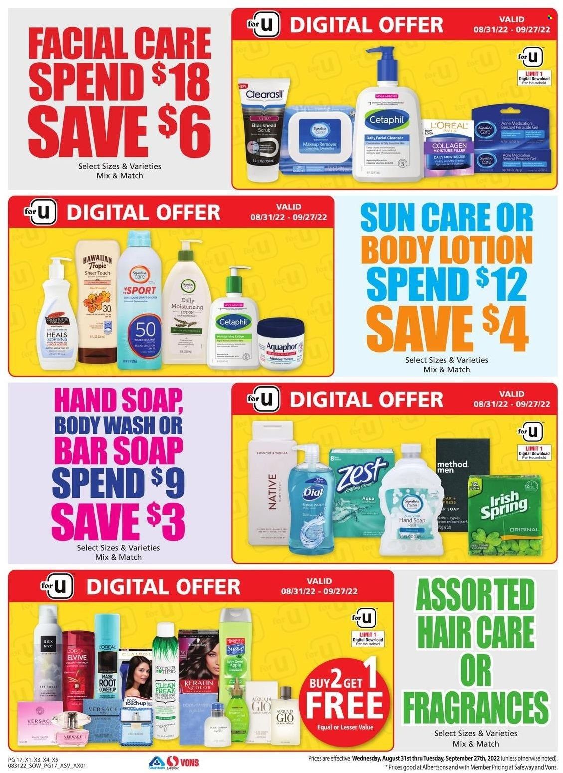 Safeway (AZ, CO, ID, MT, NE, NM) Weekly Ad Flyer Specials August 31 to September 27, 2022