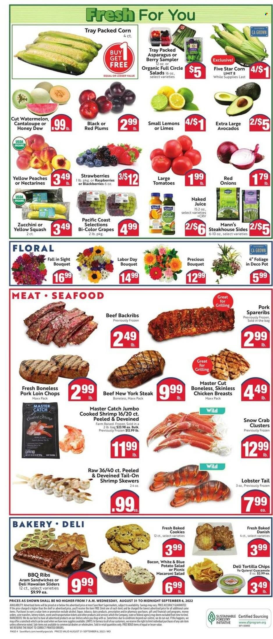 Save Mart (CA, NV) Weekly Ad Flyer Specials August 31 to September 6, 2022