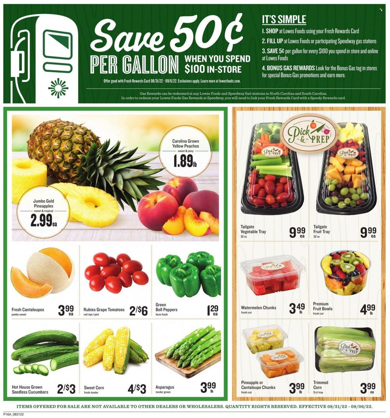 Lowes Foods (NC, SC) Weekly Ad Flyer Specials August 31 to September 6, 2022