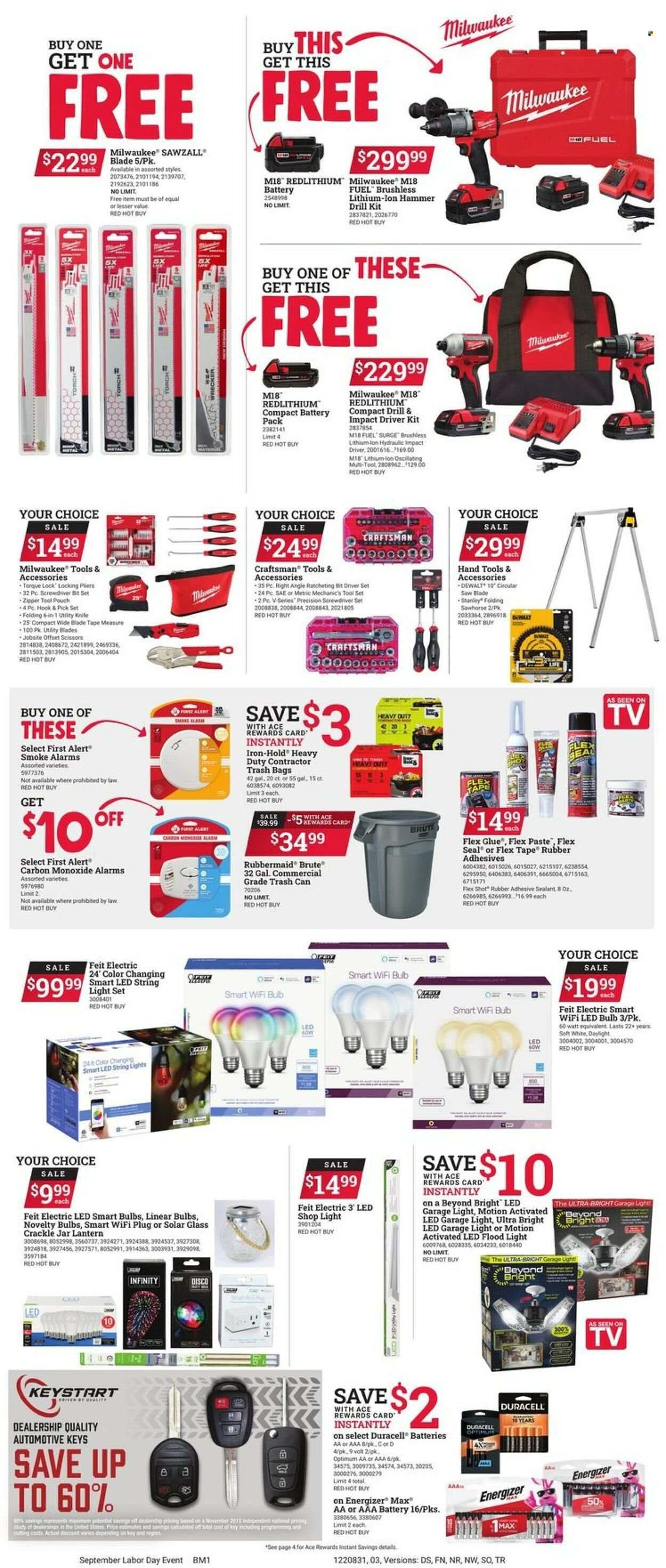 ACE Hardware Weekly Ad Flyer Specials August 31 to September 12, 2022