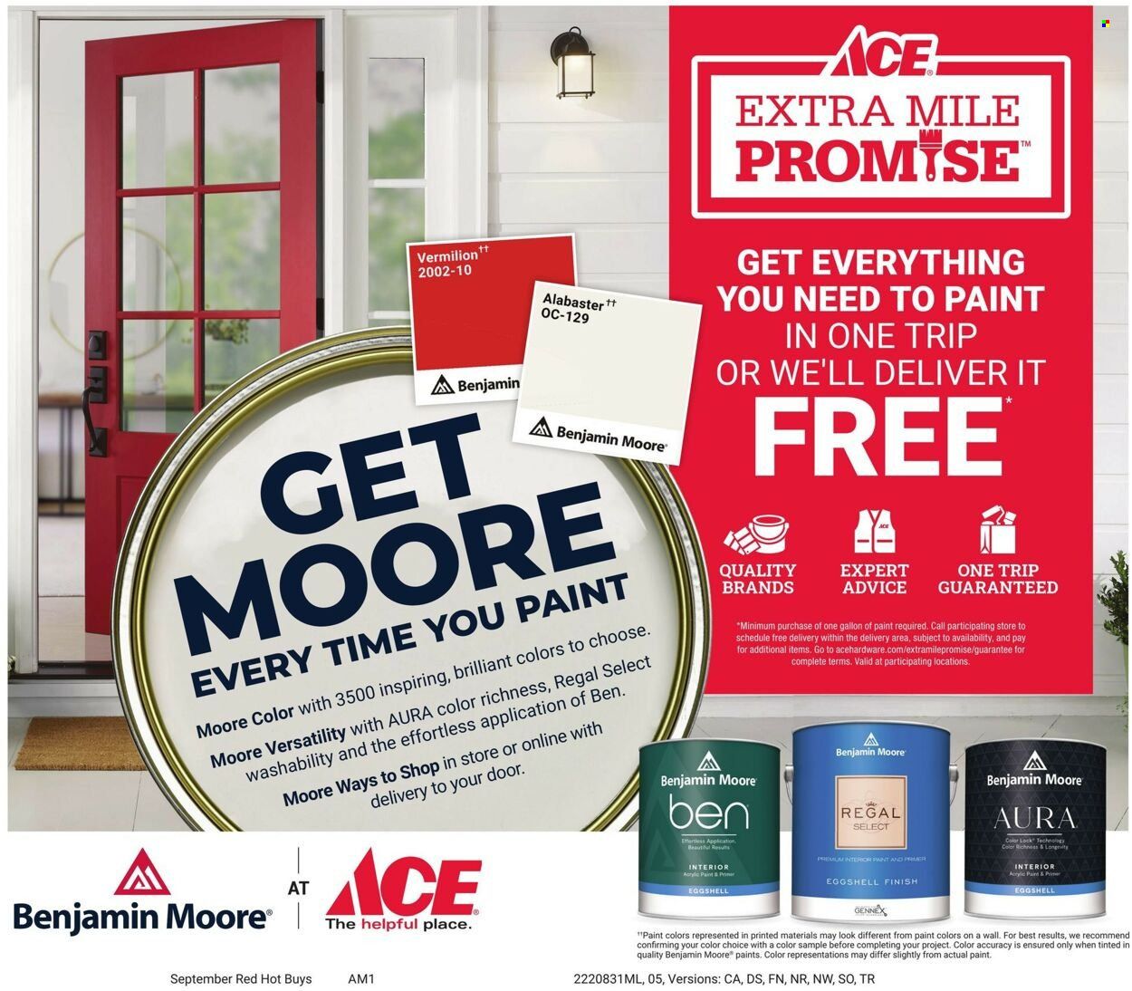 ACE Hardware Weekly Ad Flyer Specials August 31 to September 30, 2022