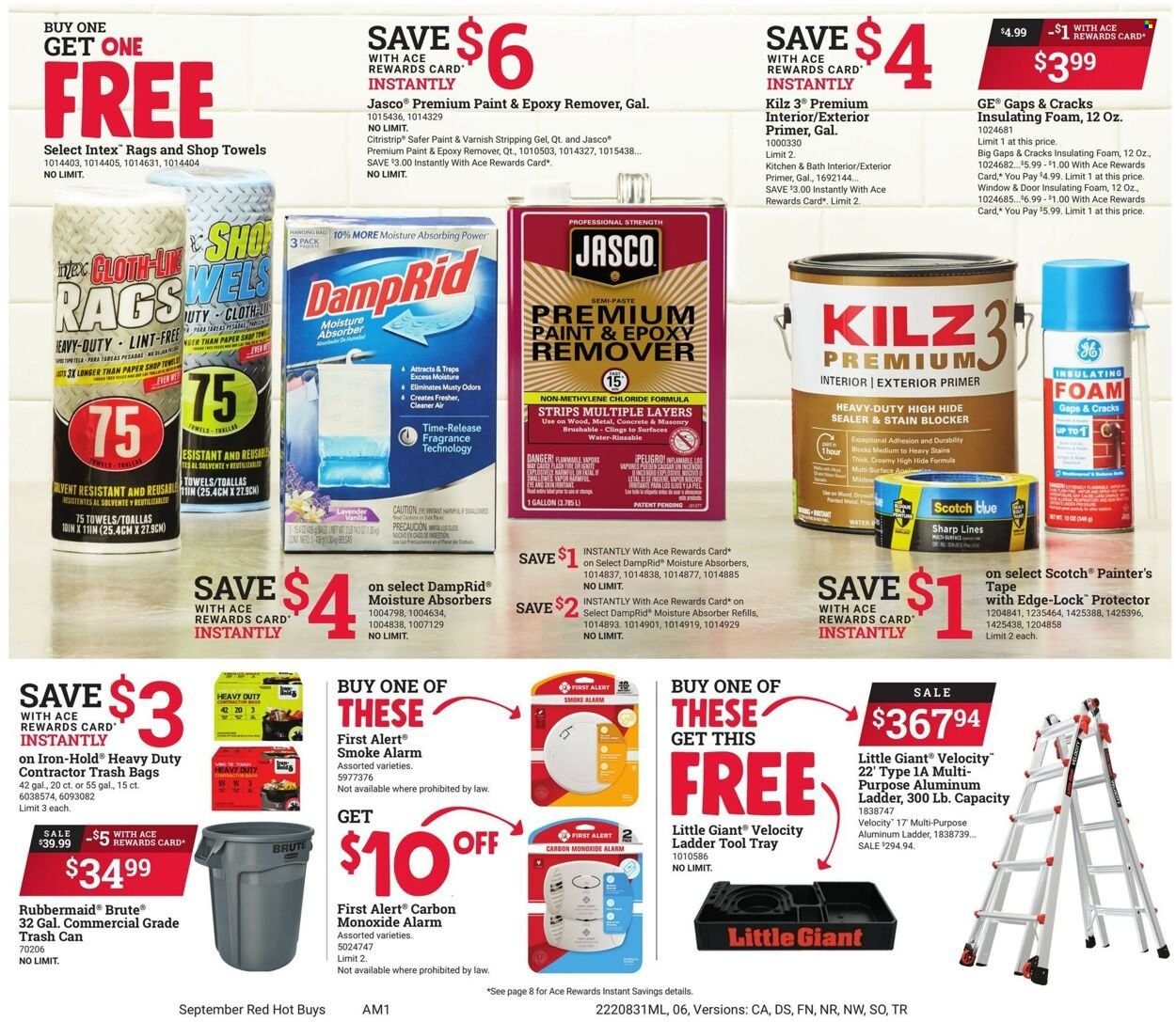 ACE Hardware Weekly Ad Flyer Specials August 31 to September 30, 2022
