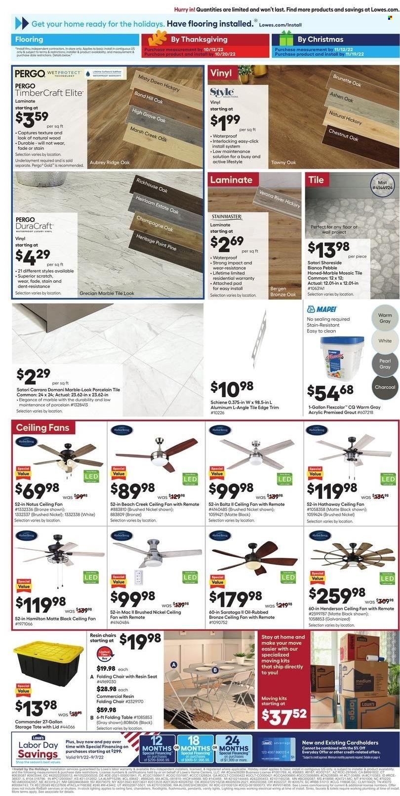 Lowe's Weekly Ad Flyer Specials September 1 to September 7, 2022
