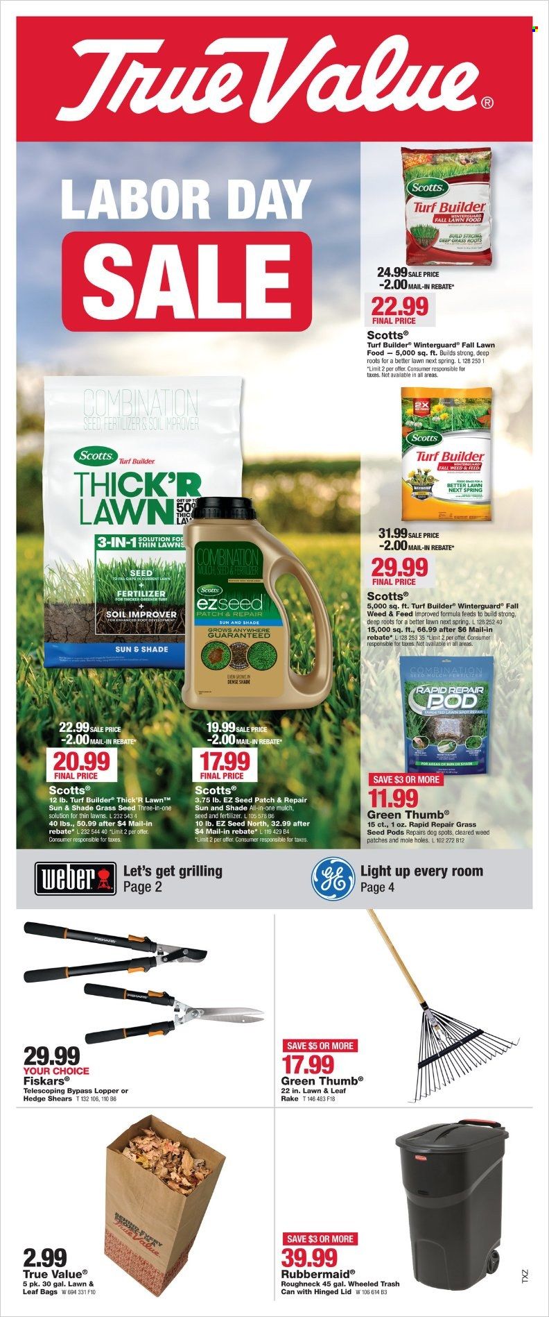 True Value Weekly Ad Flyer Specials August 29 to September 17, 2022
