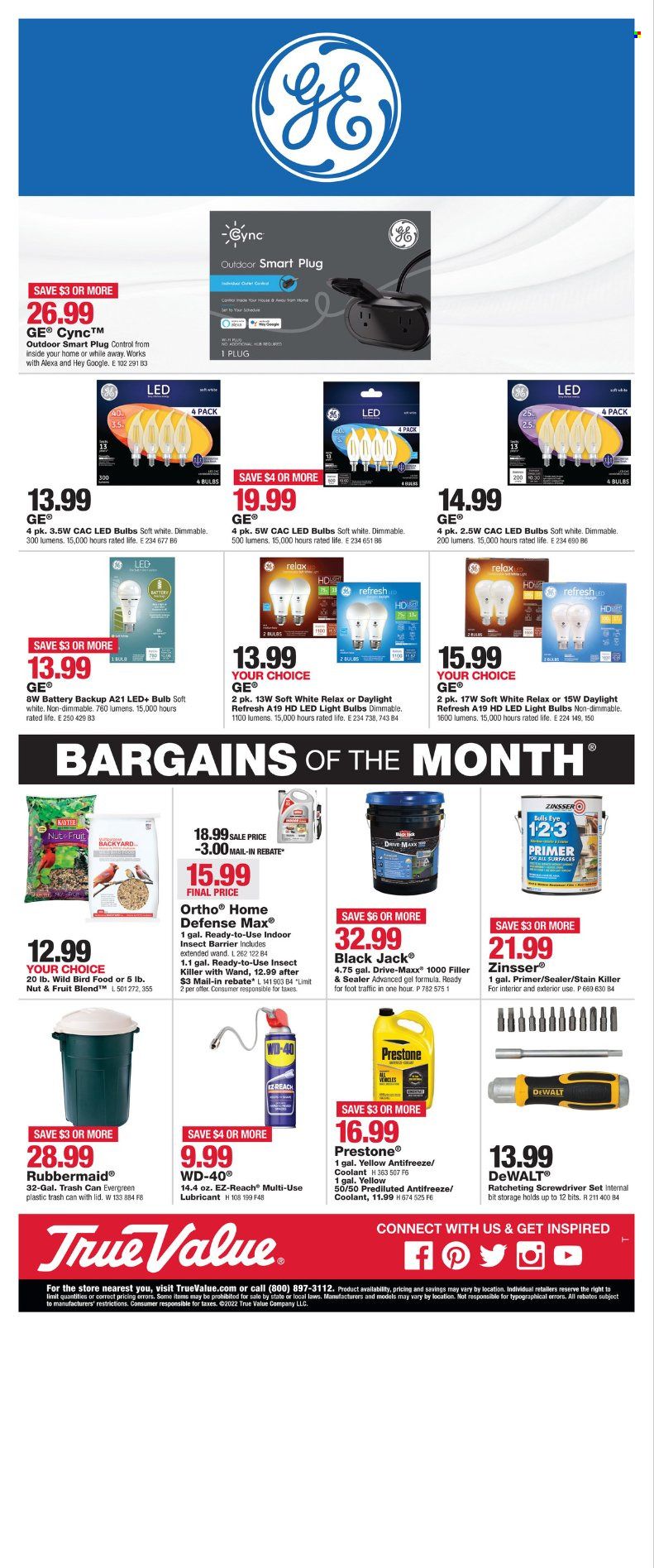 True Value Weekly Ad Flyer Specials August 29 to September 17, 2022