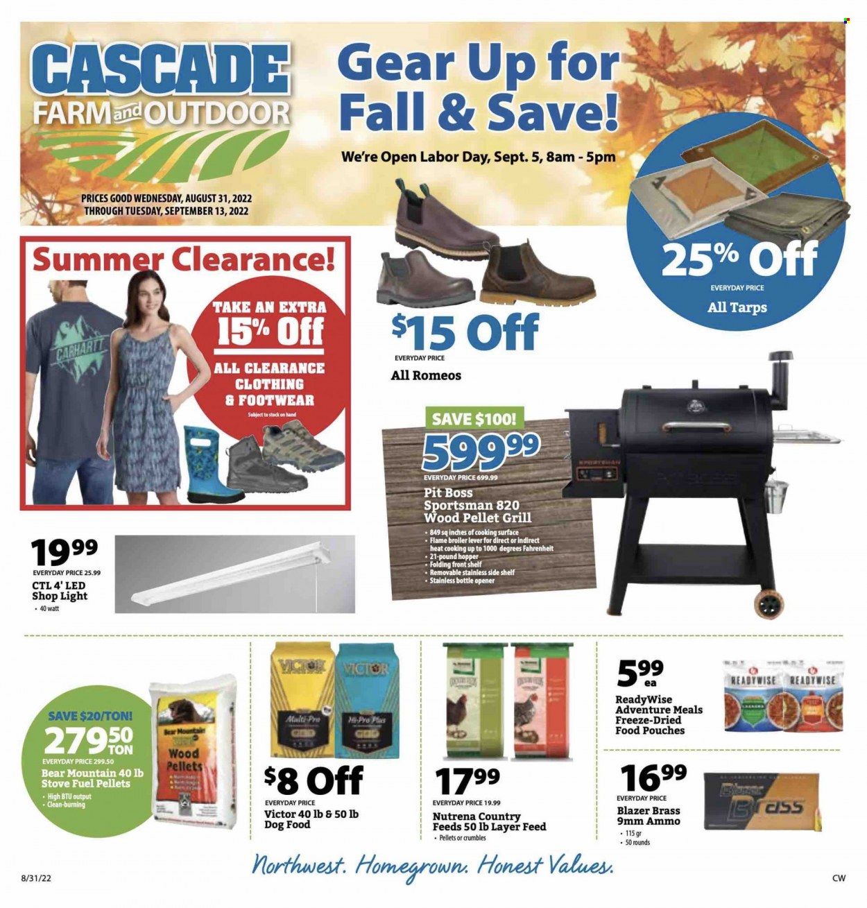 Cascade Farm And Outdoor (OR, WA) Weekly Ad Flyer Specials August 31 to September 13, 2022