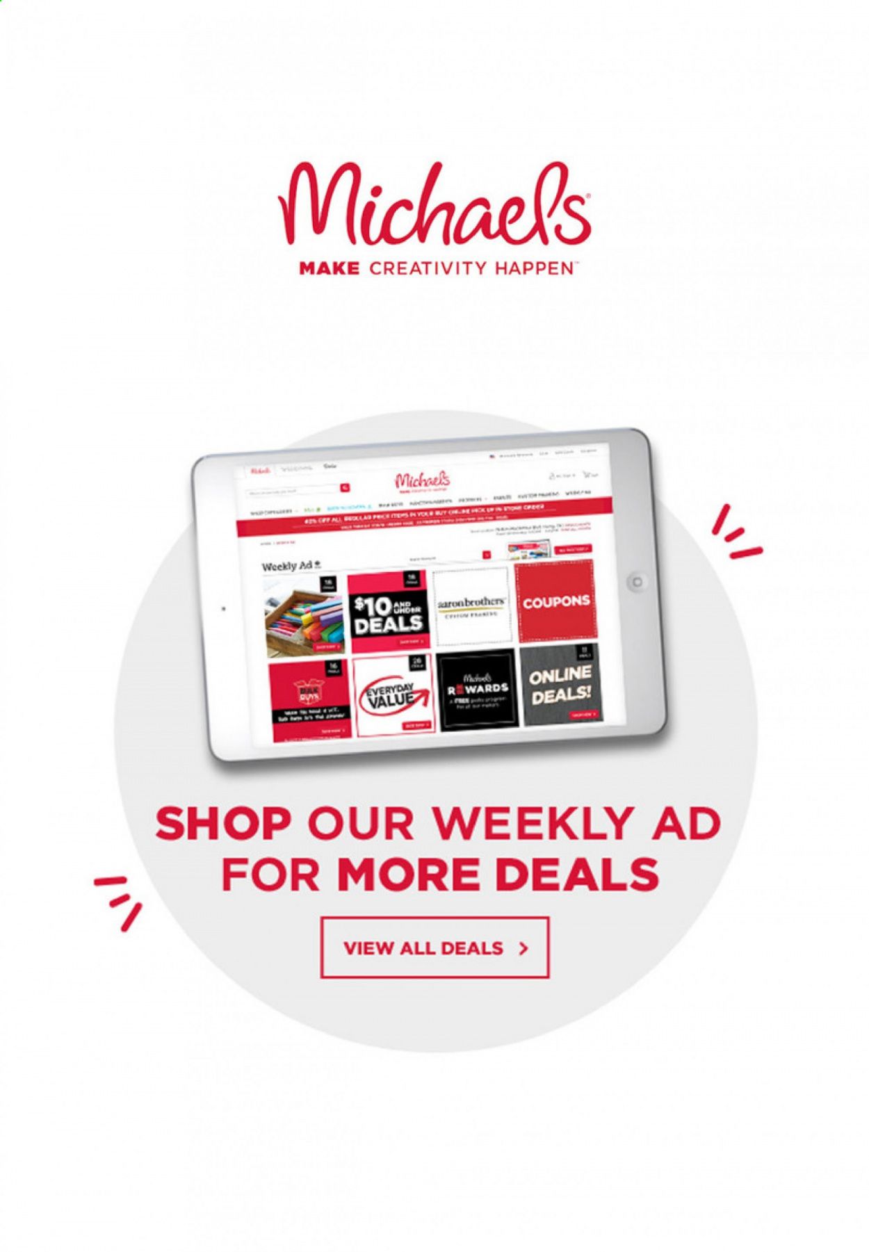 Michaels Weekly Ad & Flyer April 5 to 11