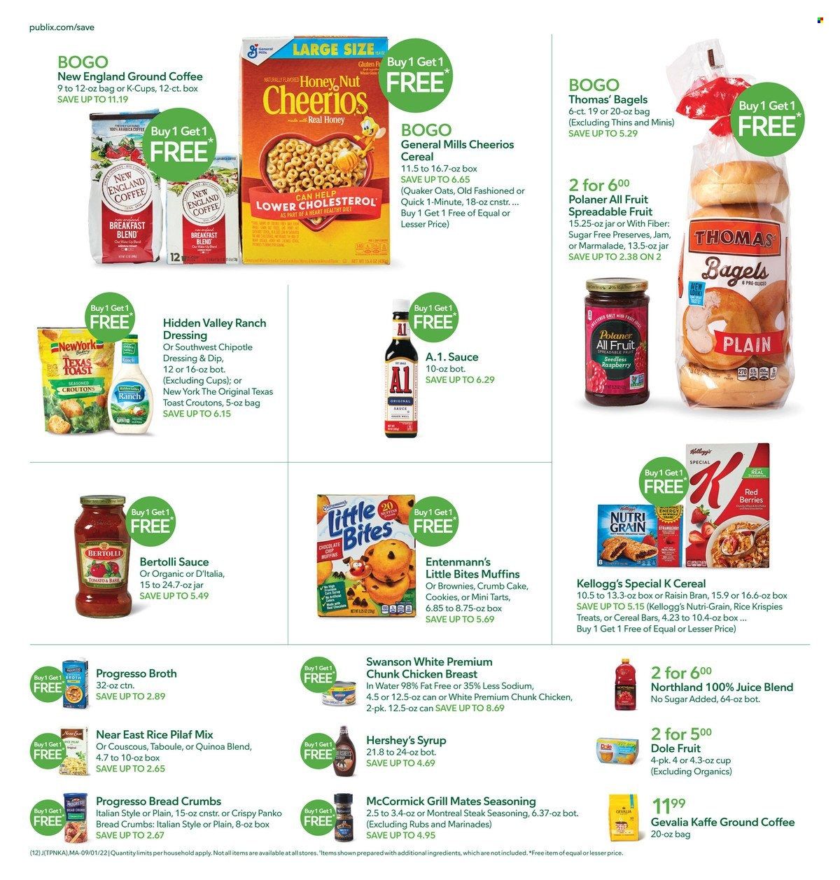 Publix (AL, FL, GA, NC, SC, TN) Weekly Ad Flyer Specials September 1 to September 7, 2022
