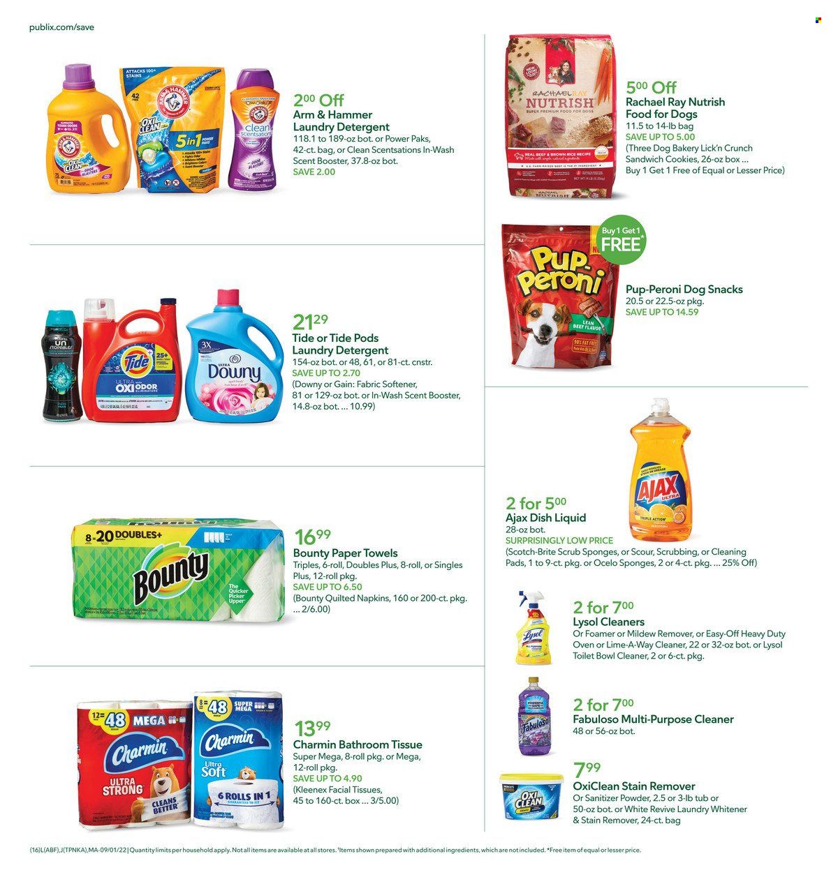 Publix (AL, FL, GA, NC, SC, TN) Weekly Ad Flyer Specials September 1 to September 7, 2022