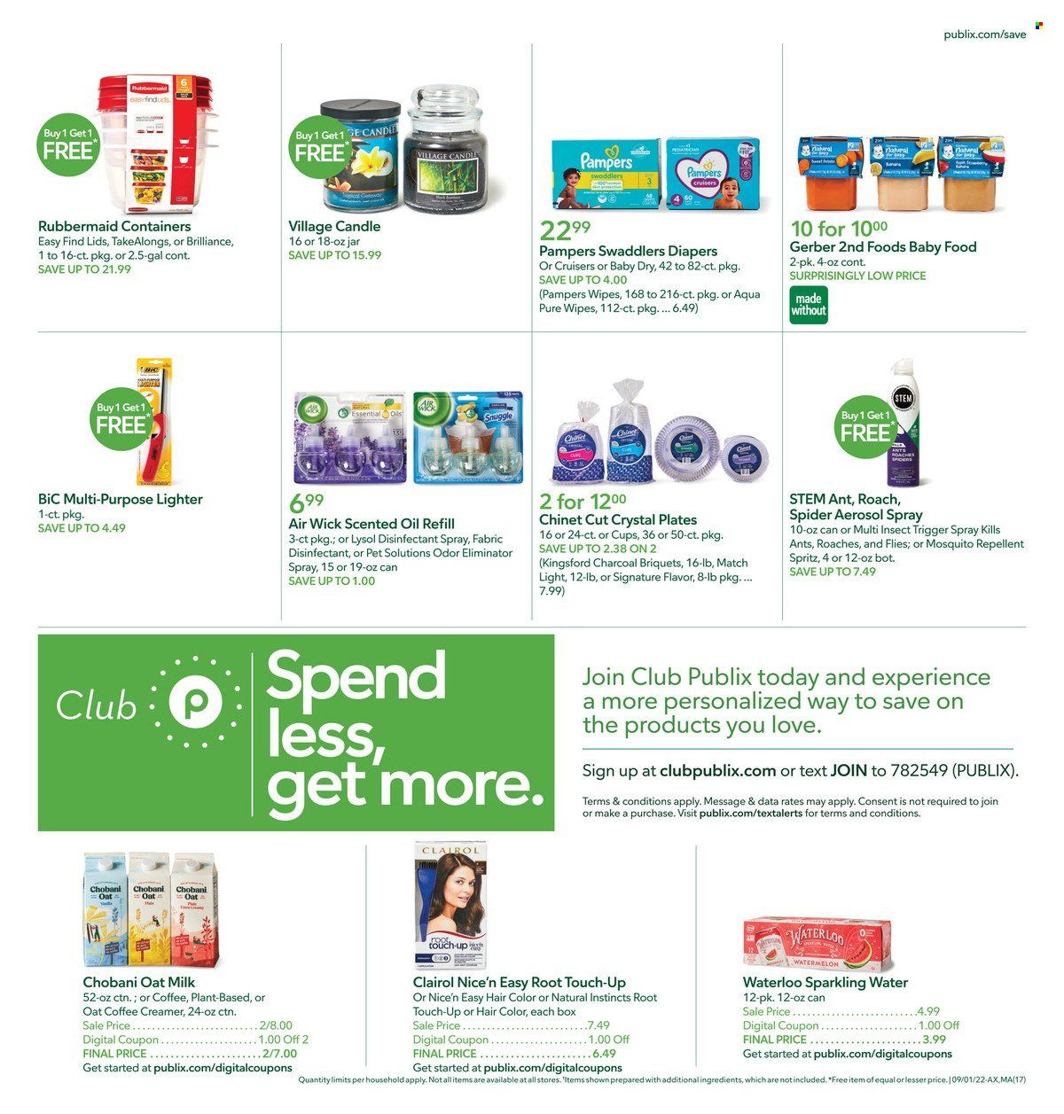 Publix (AL, FL, GA, NC, SC, TN) Weekly Ad Flyer Specials September 1 to September 7, 2022
