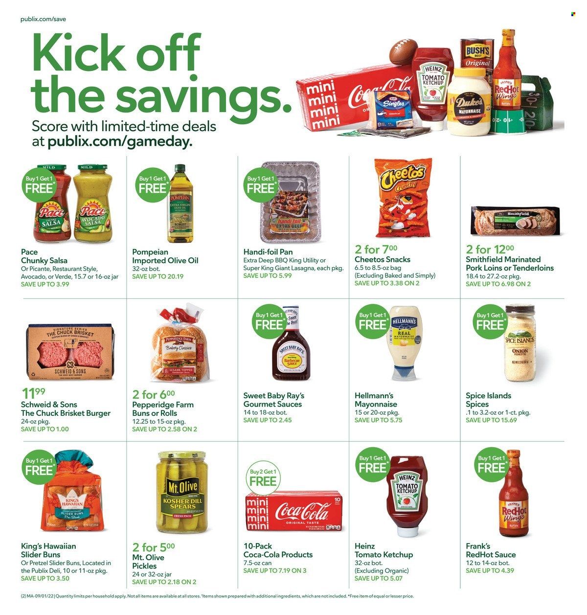 Publix (AL, FL, GA, NC, SC, TN) Weekly Ad Flyer Specials September 1 to September 7, 2022
