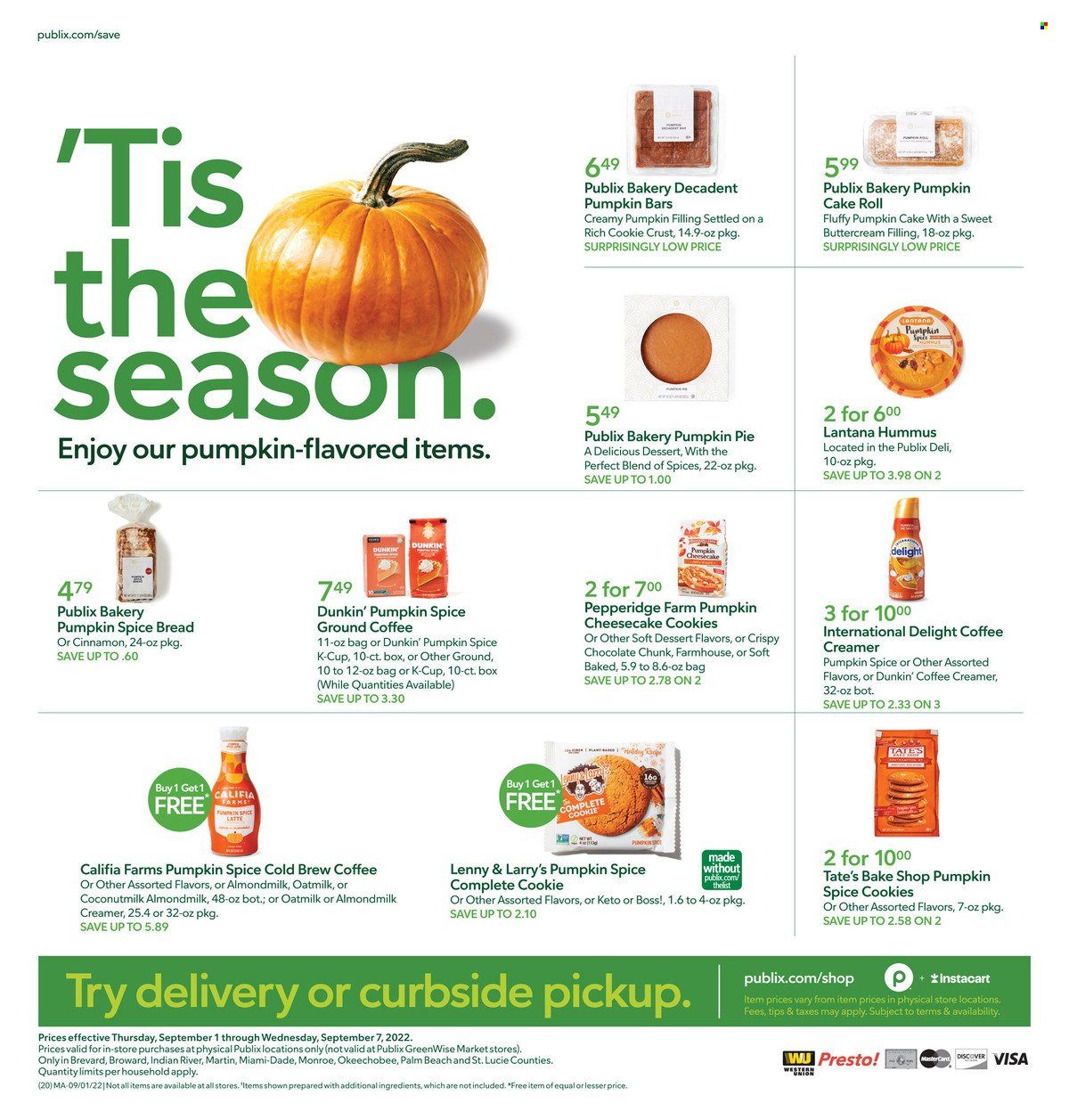 Publix (AL, FL, GA, NC, SC, TN) Weekly Ad Flyer Specials September 1 to September 7, 2022