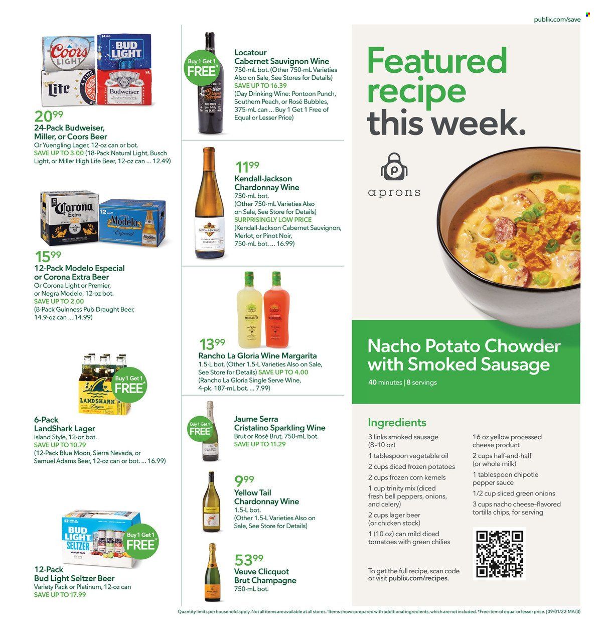 Publix (AL, FL, GA, NC, SC, TN) Weekly Ad Flyer Specials September 1 to September 7, 2022