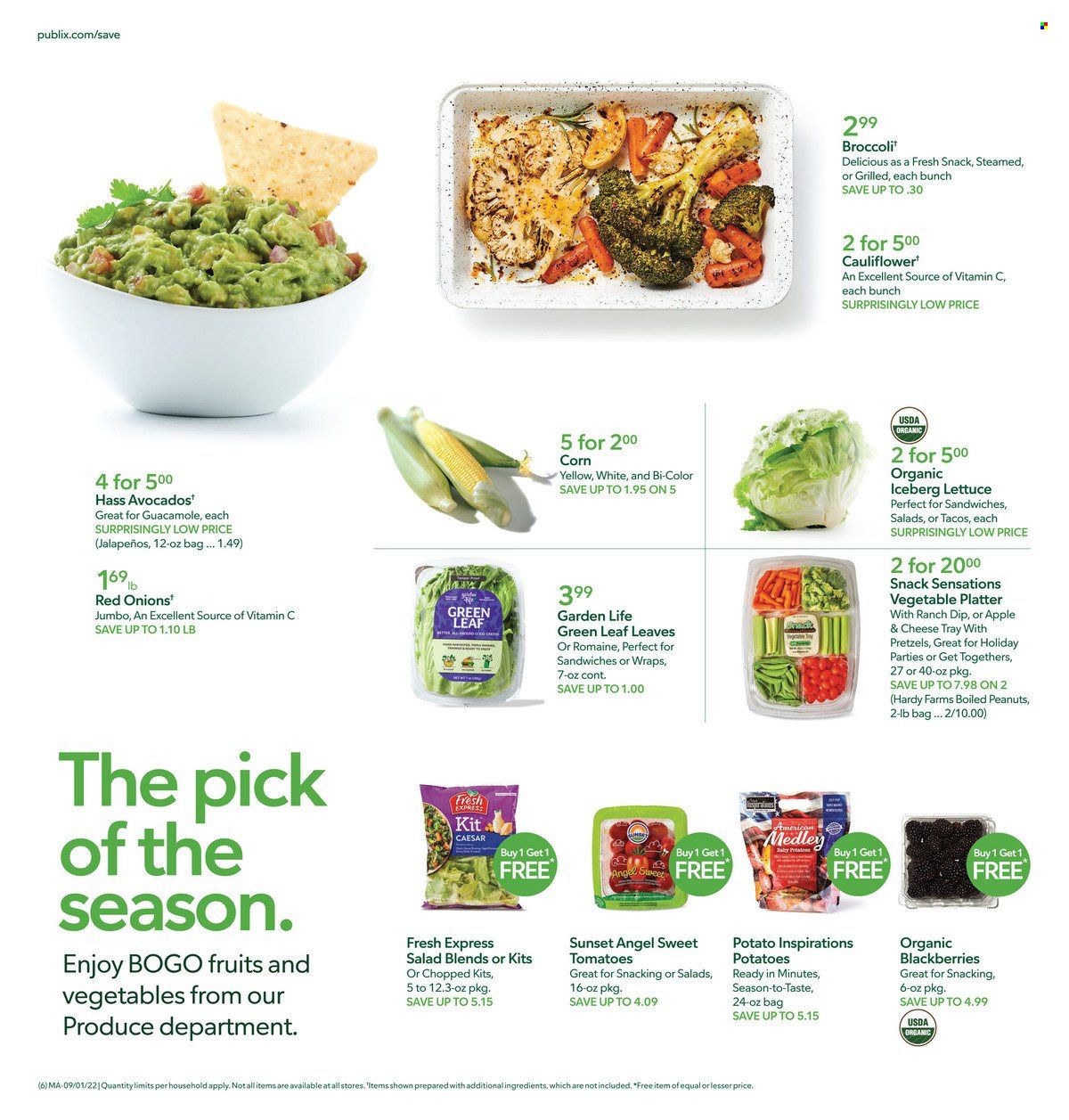 Publix (AL, FL, GA, NC, SC, TN) Weekly Ad Flyer Specials September 1 to September 7, 2022