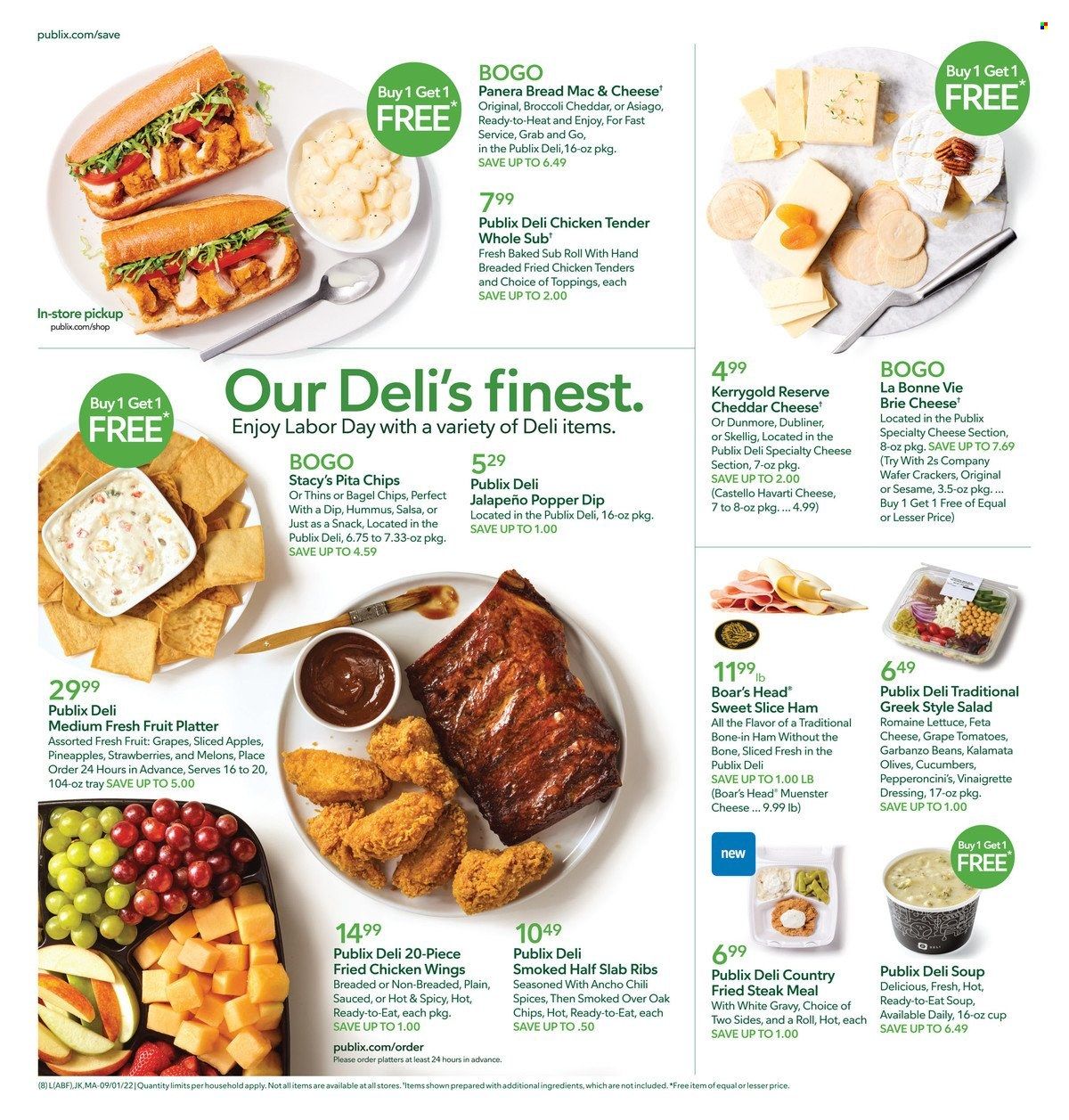 Publix (AL, FL, GA, NC, SC, TN) Weekly Ad Flyer Specials September 1 to September 7, 2022