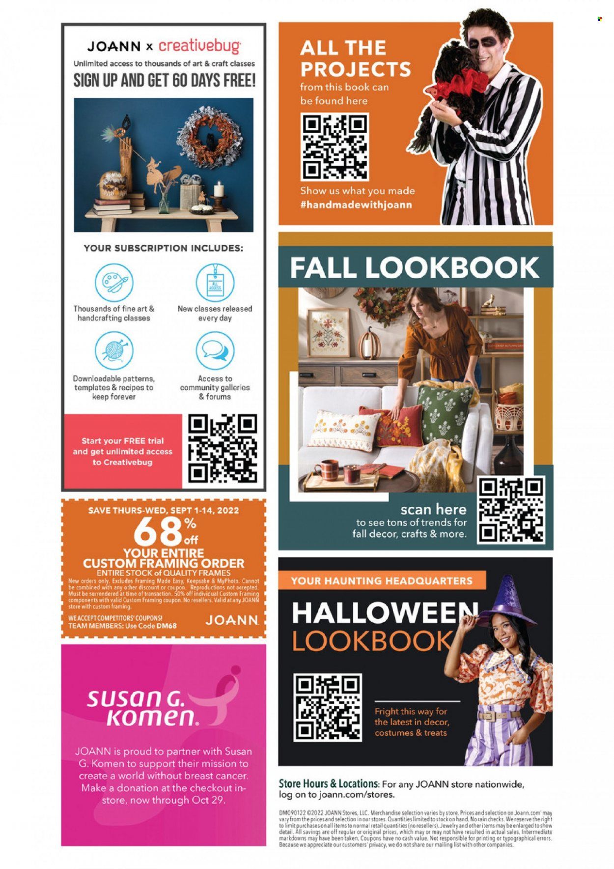 JOANN Weekly Ad Flyer Specials September 1 to September 14, 2022