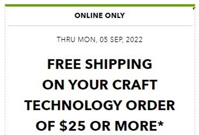 JOANN Weekly Ad Flyer Specials September 5 to September 5, 2022