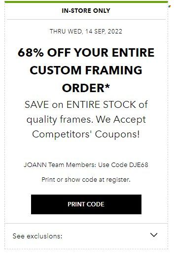 JOANN Weekly Ad Flyer Specials September 14 to September 14, 2022