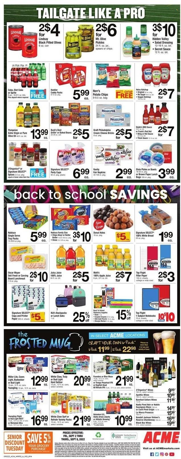 ACME (DE, NJ, NY, PA) Weekly Ad Flyer Specials September 2 to September 8, 2022