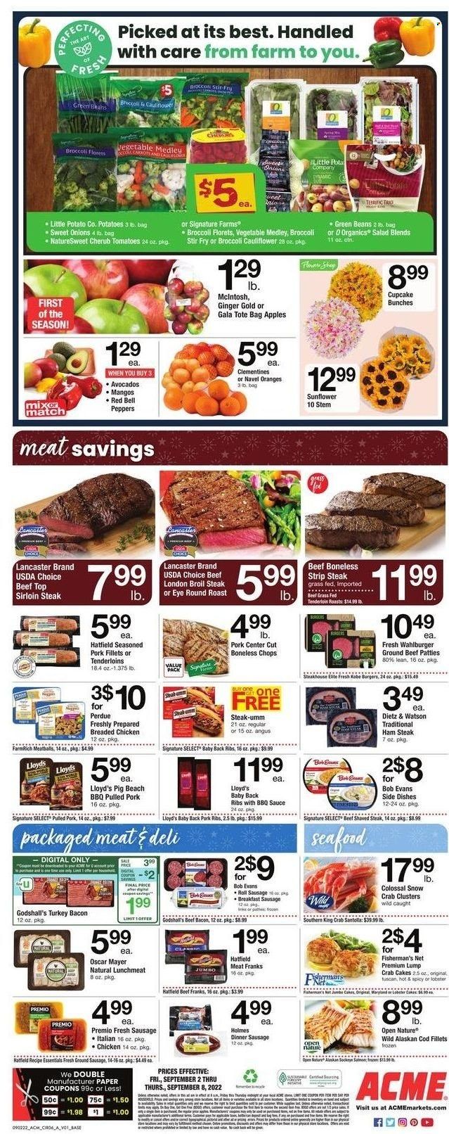 ACME (DE, NJ, NY, PA) Weekly Ad Flyer Specials September 2 to September 8, 2022