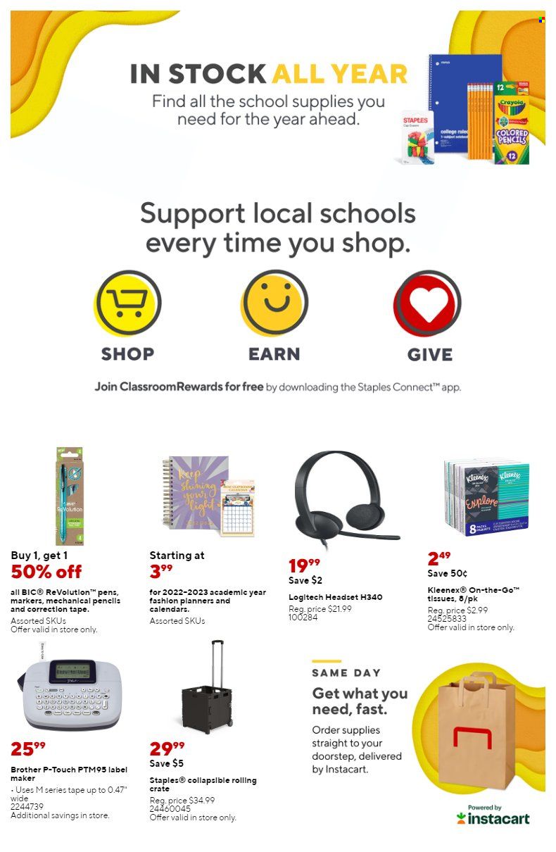 Staples Weekly Ad Flyer Specials September 4 to September 10, 2022