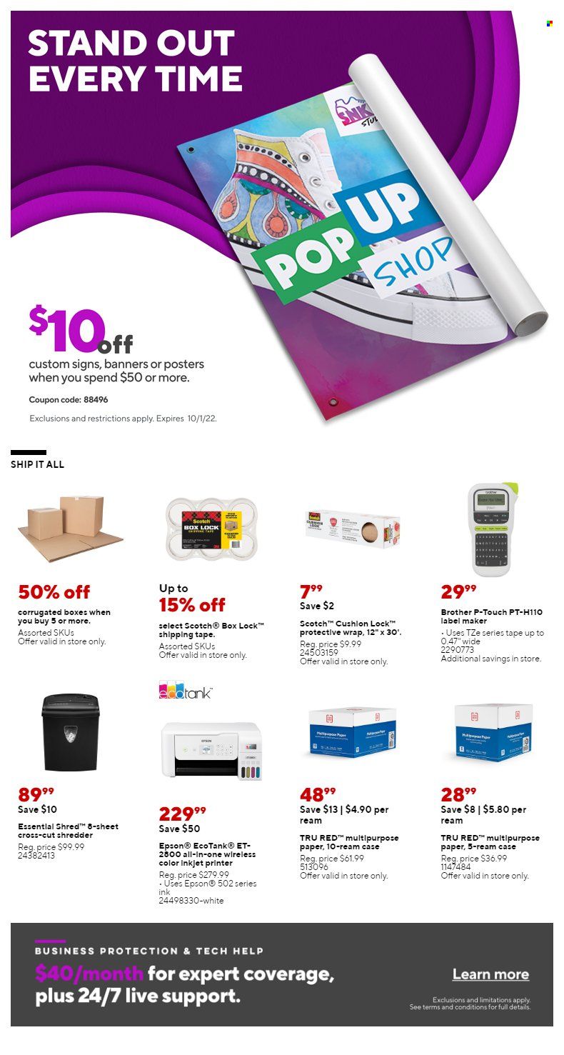 Staples Weekly Ad Flyer Specials September 4 to September 10, 2022