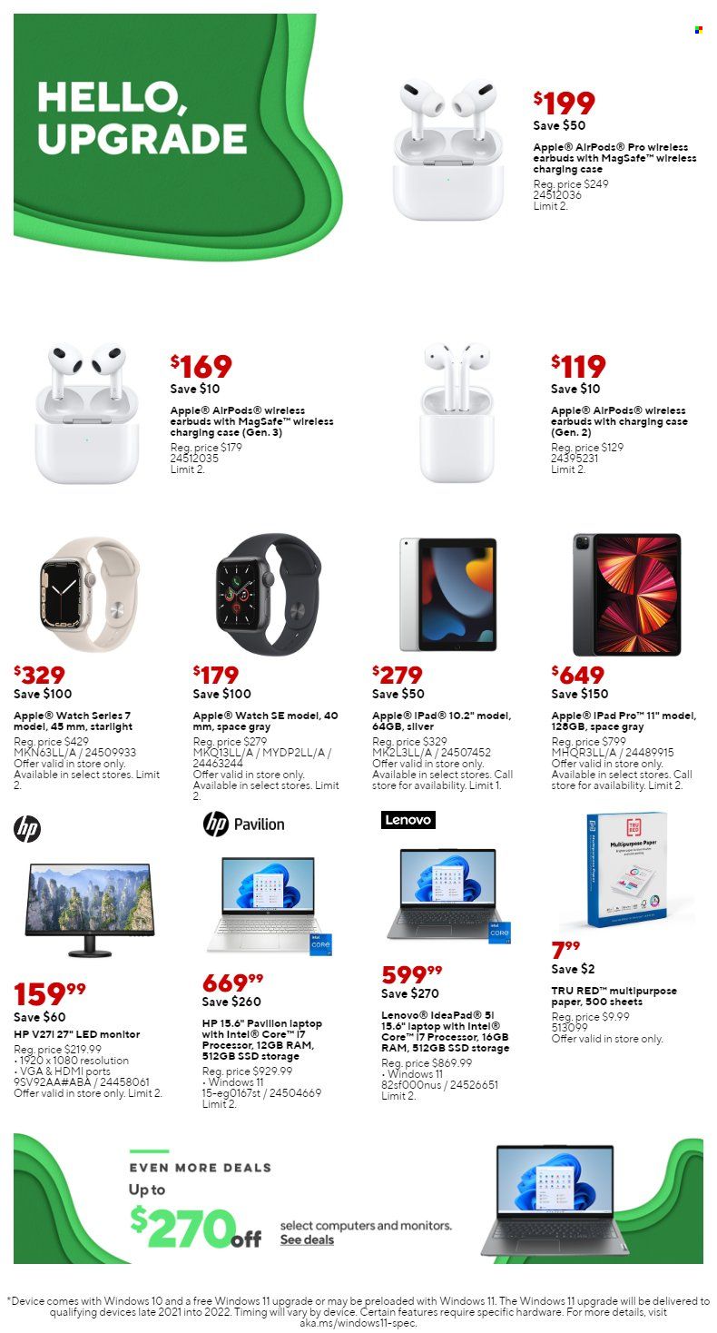 Staples Weekly Ad Flyer Specials September 4 to September 10, 2022
