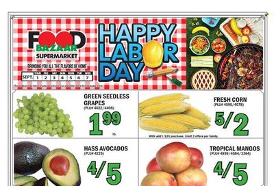 Food Bazaar (CT, NJ, NY) Weekly Ad Flyer Specials September 1 to September 7, 2022