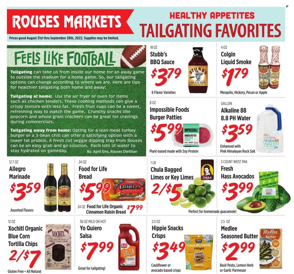Rouses Markets (AL, LA, MS) Weekly Ad Flyer Specials September 1 to September 30, 2022