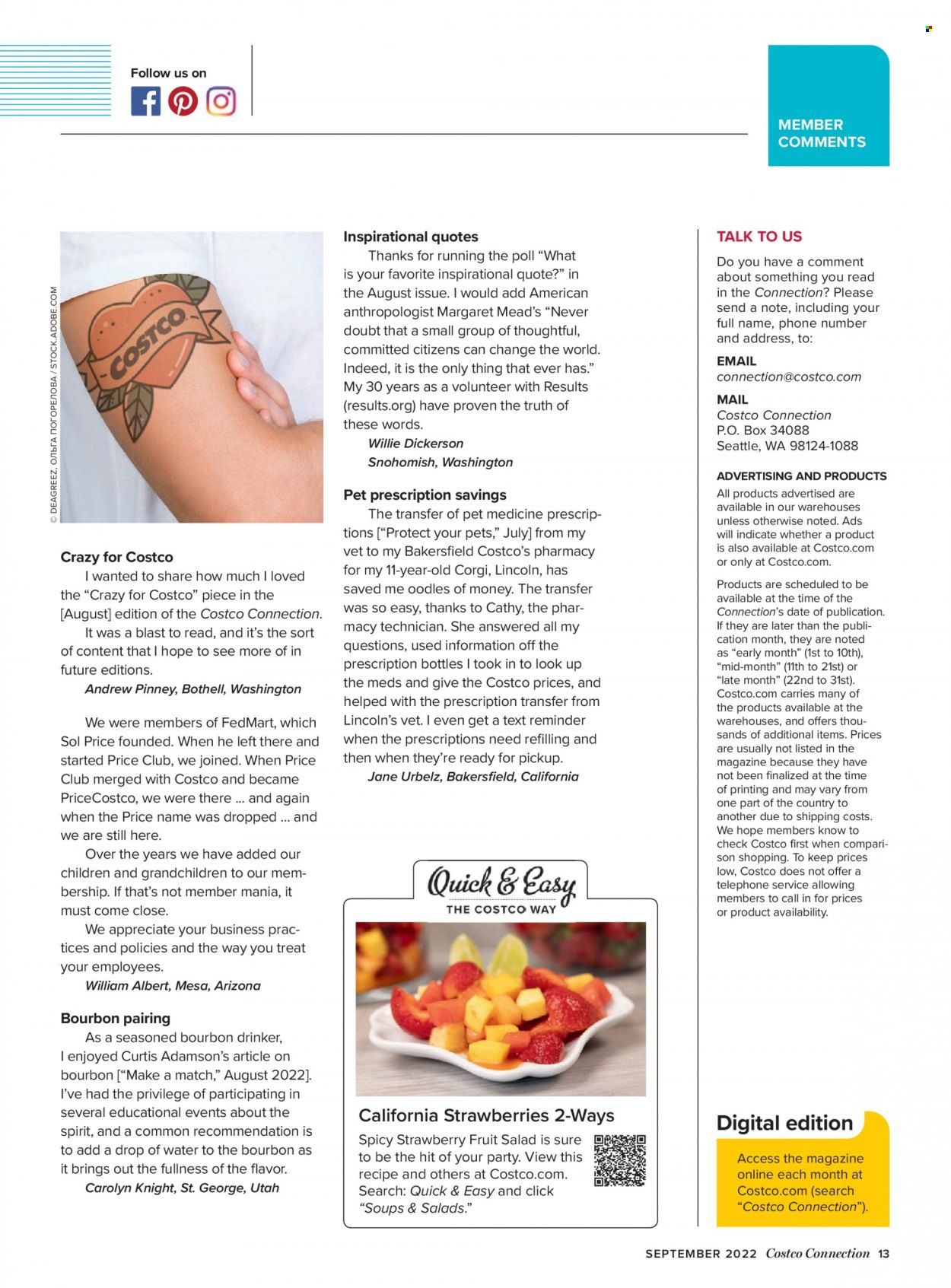 Costco Weekly Ad Flyer Specials September 1 to September 30, 2022