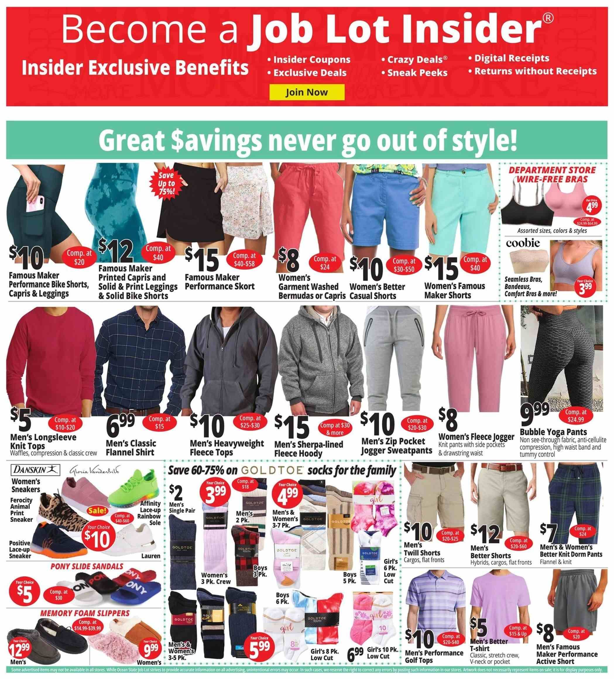 Ocean State Job Lot (CT, MA, ME, NH, NY, RI, VT) Weekly Ad Flyer Specials September 1 to September 7, 2022