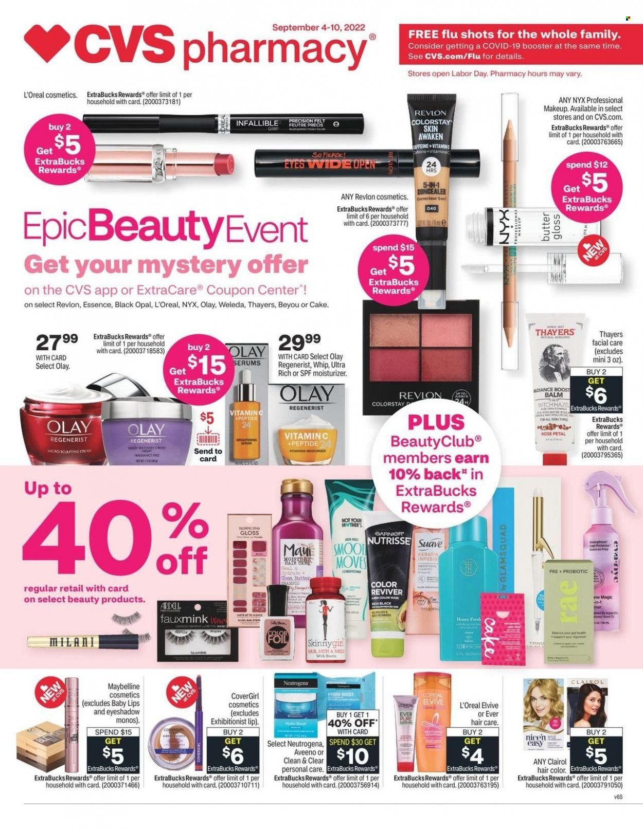 CVS Pharmacy Weekly Ad Flyer Specials September 4 to September 10, 2022