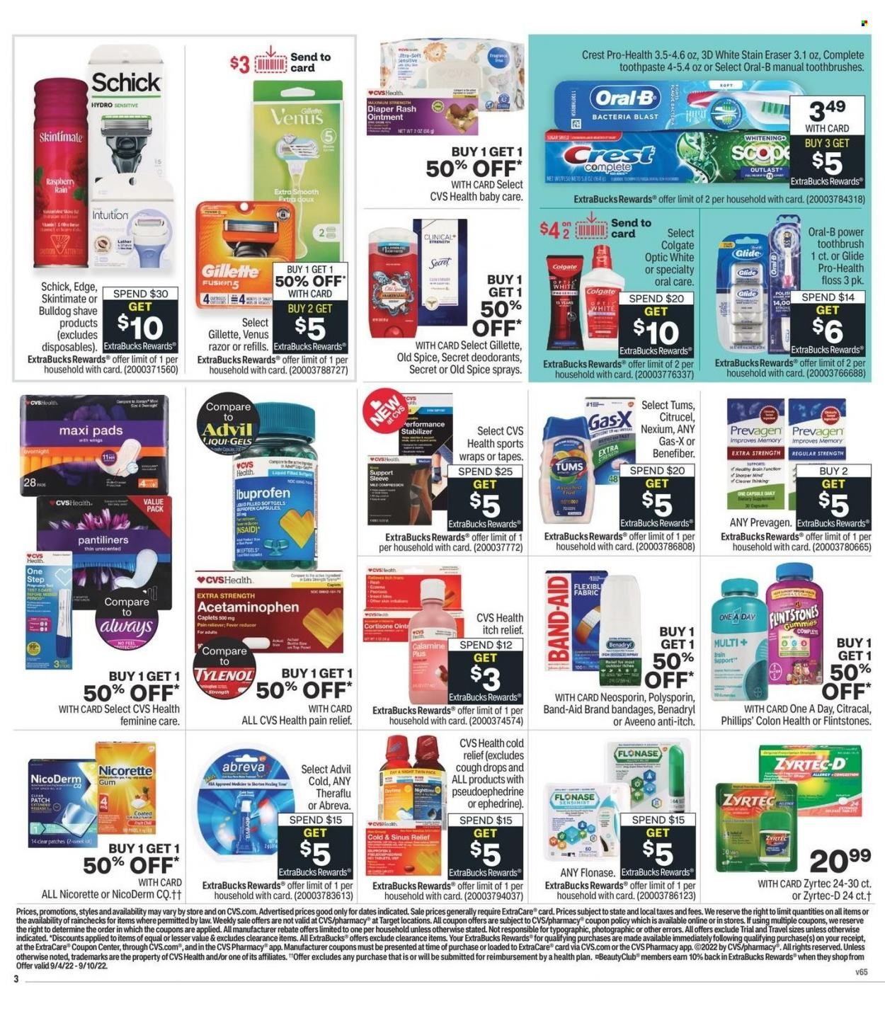 CVS Pharmacy Weekly Ad Flyer Specials September 4 to September 10, 2022