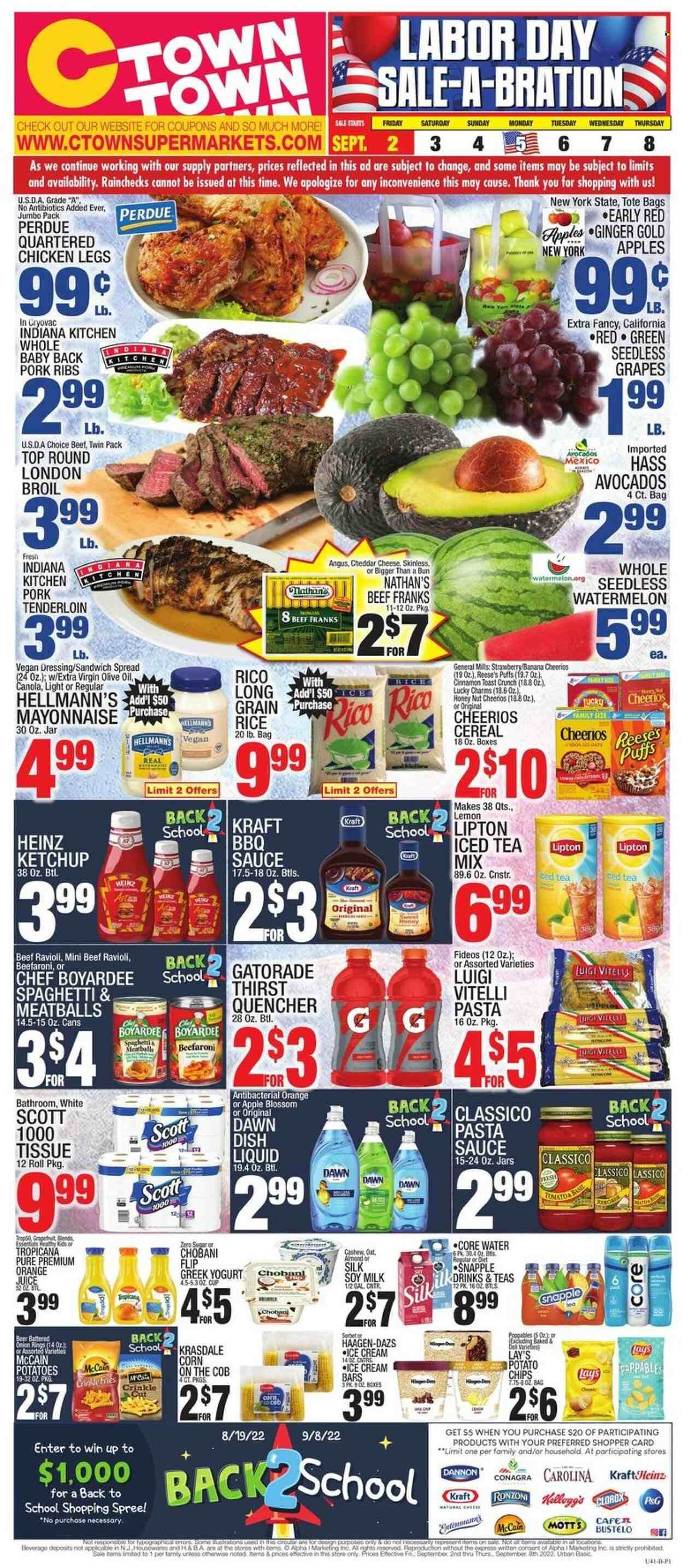 C-Town (CT, FL, MA, NJ, NY, PA) Weekly Ad Flyer Specials September 2 to September 8, 2022