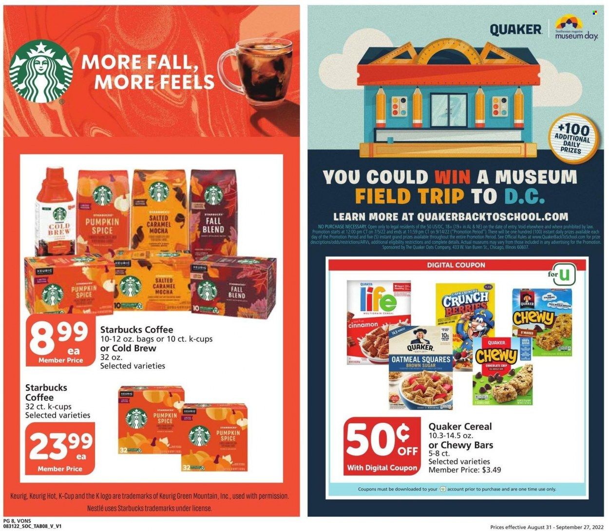 Vons (CA) Weekly Ad Flyer Specials August 31 to October 27, 2022