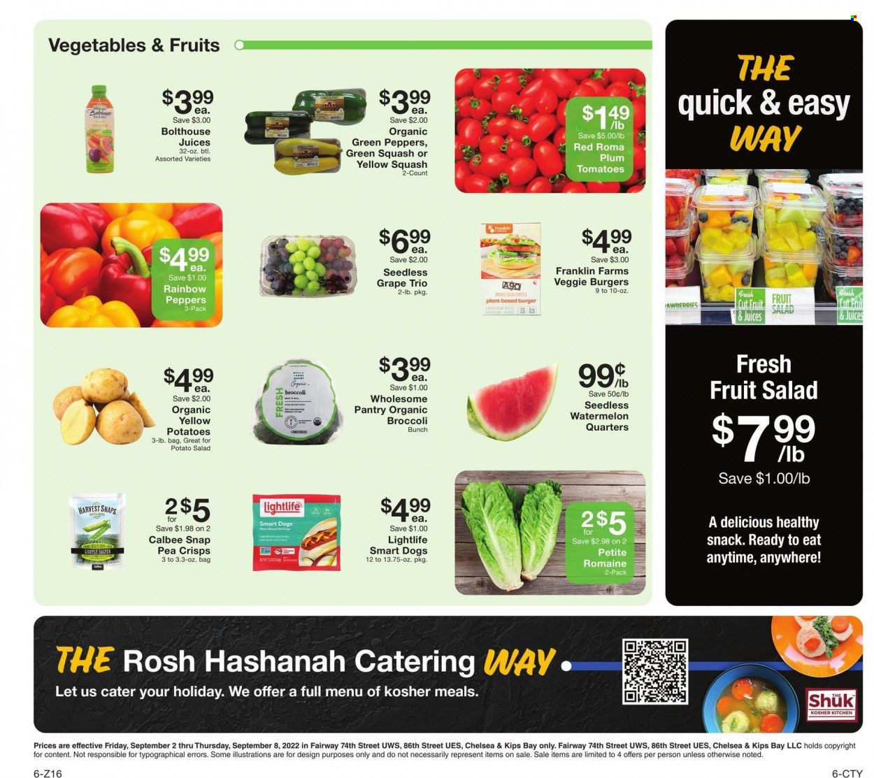 Fairway Market (CT, NJ, NY) Weekly Ad Flyer Specials September 2 to September 8, 2022