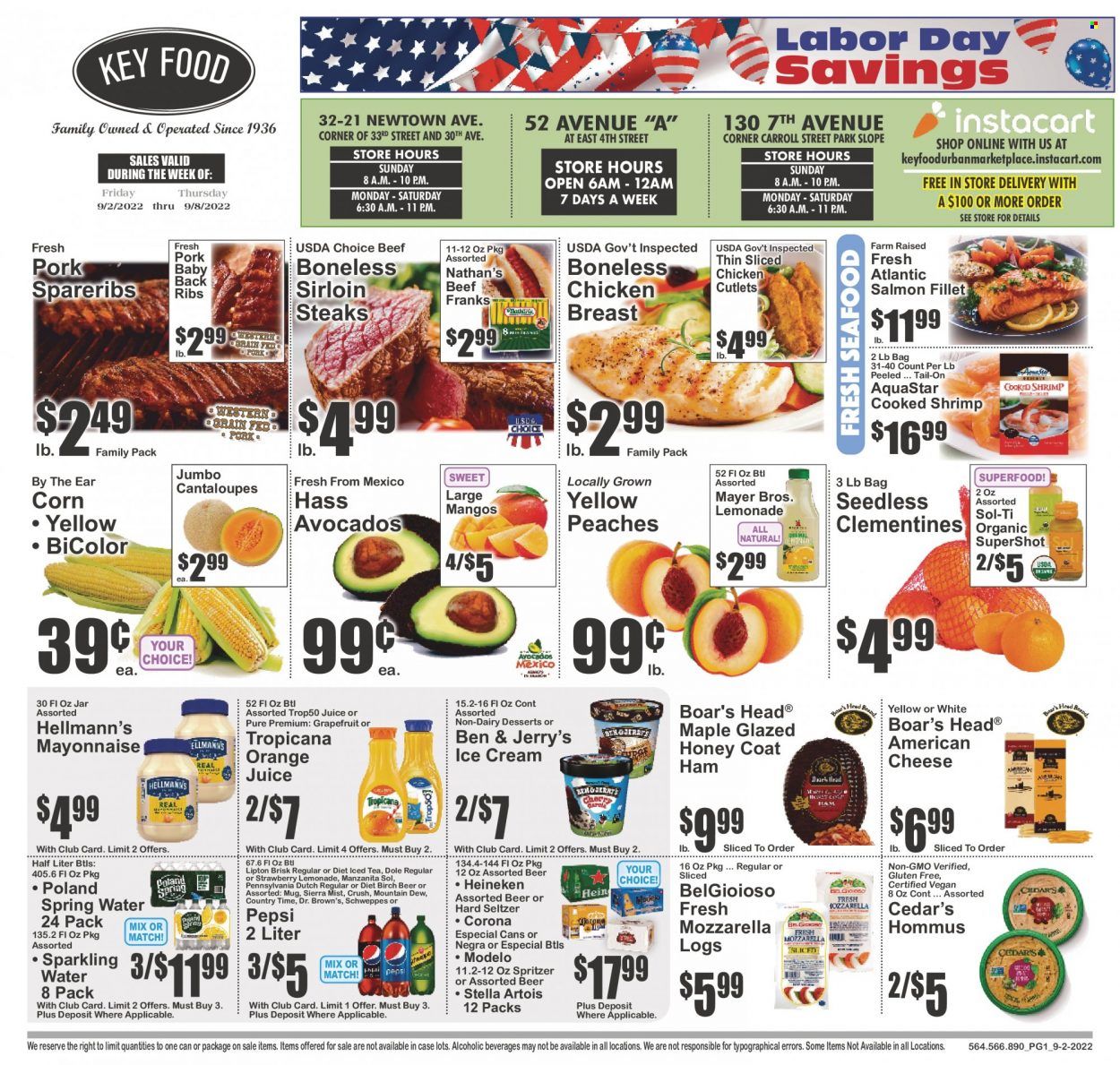 Key Food (NY) Weekly Ad Flyer Specials September 2 to September 8, 2022