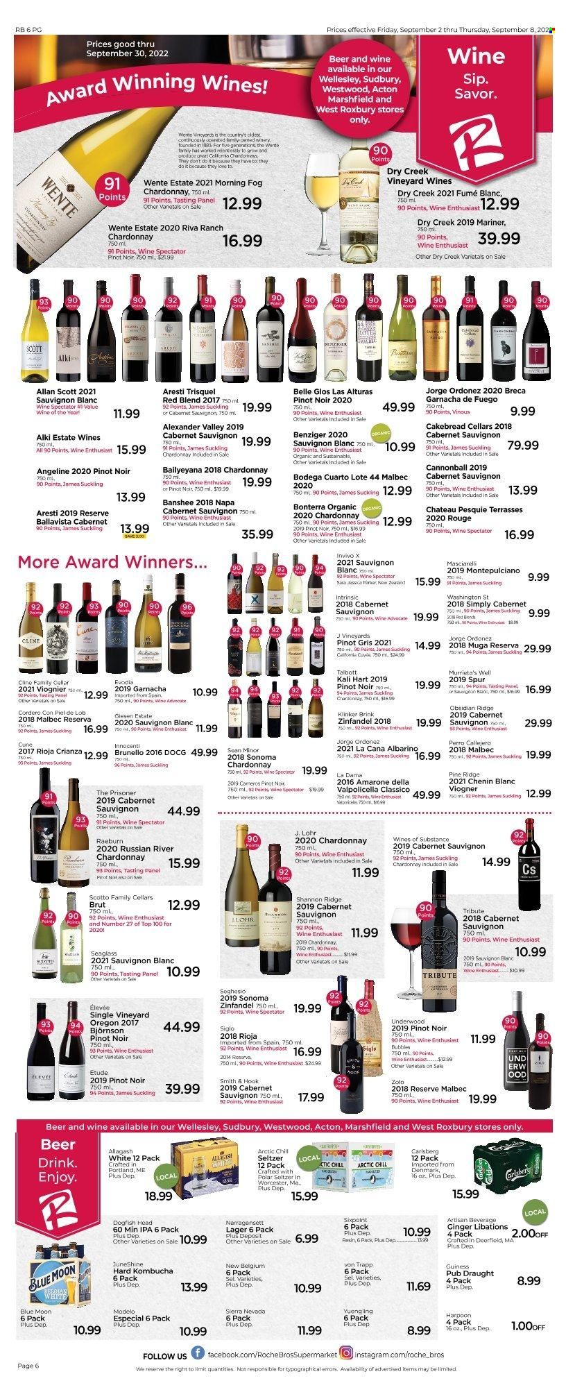 Roche Bros. (MA) Weekly Ad Flyer Specials September 2 to September 8, 2022