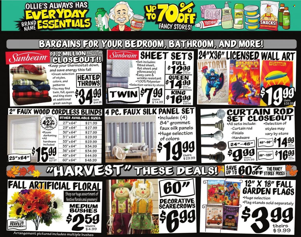 Ollie's Bargain Outlet Weekly Ad Flyer Specials September 1 to September 7, 2022