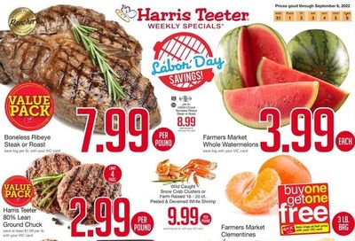 Harris Teeter Weekly Ad Flyer Specials August 31 to September 6, 2022