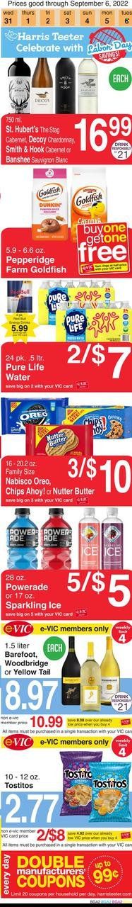 Harris Teeter Weekly Ad Flyer Specials August 31 to September 6, 2022