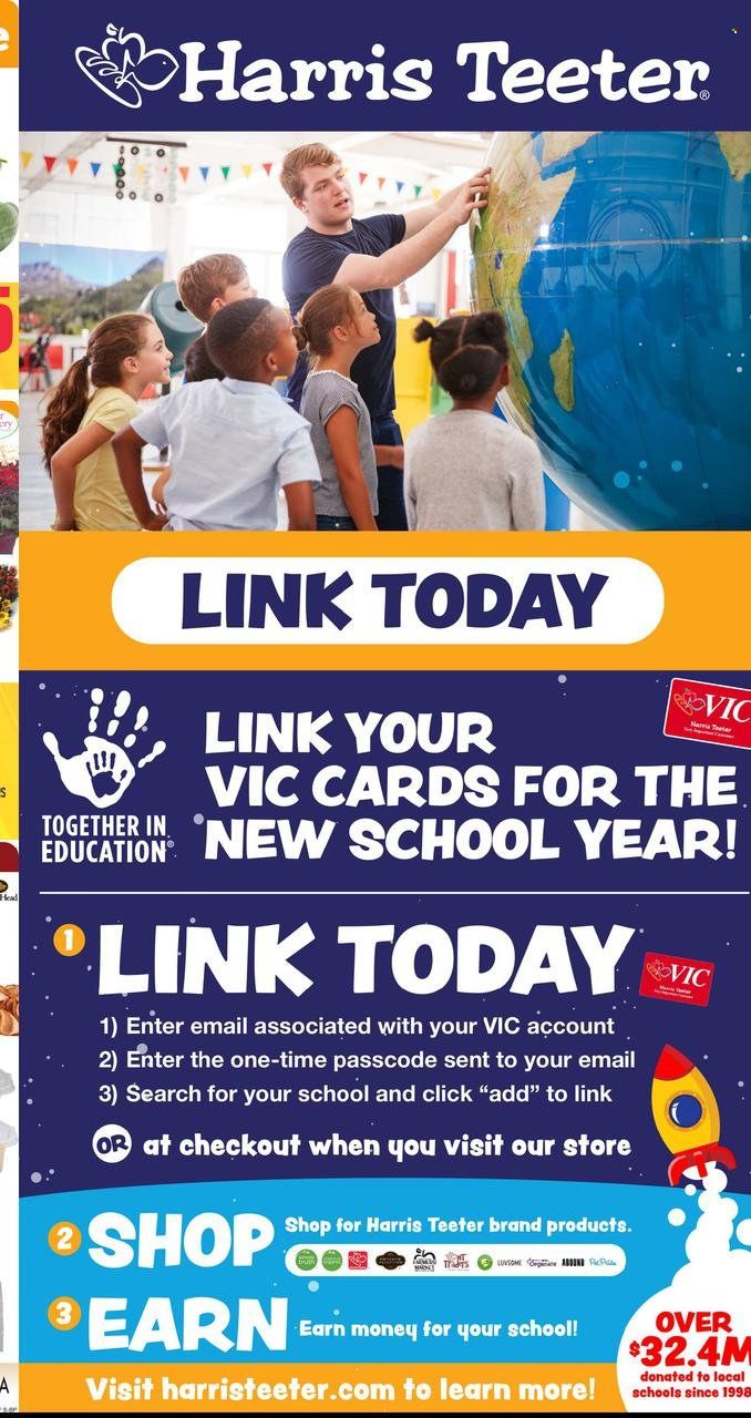 Harris Teeter Weekly Ad Flyer Specials August 31 to September 6, 2022