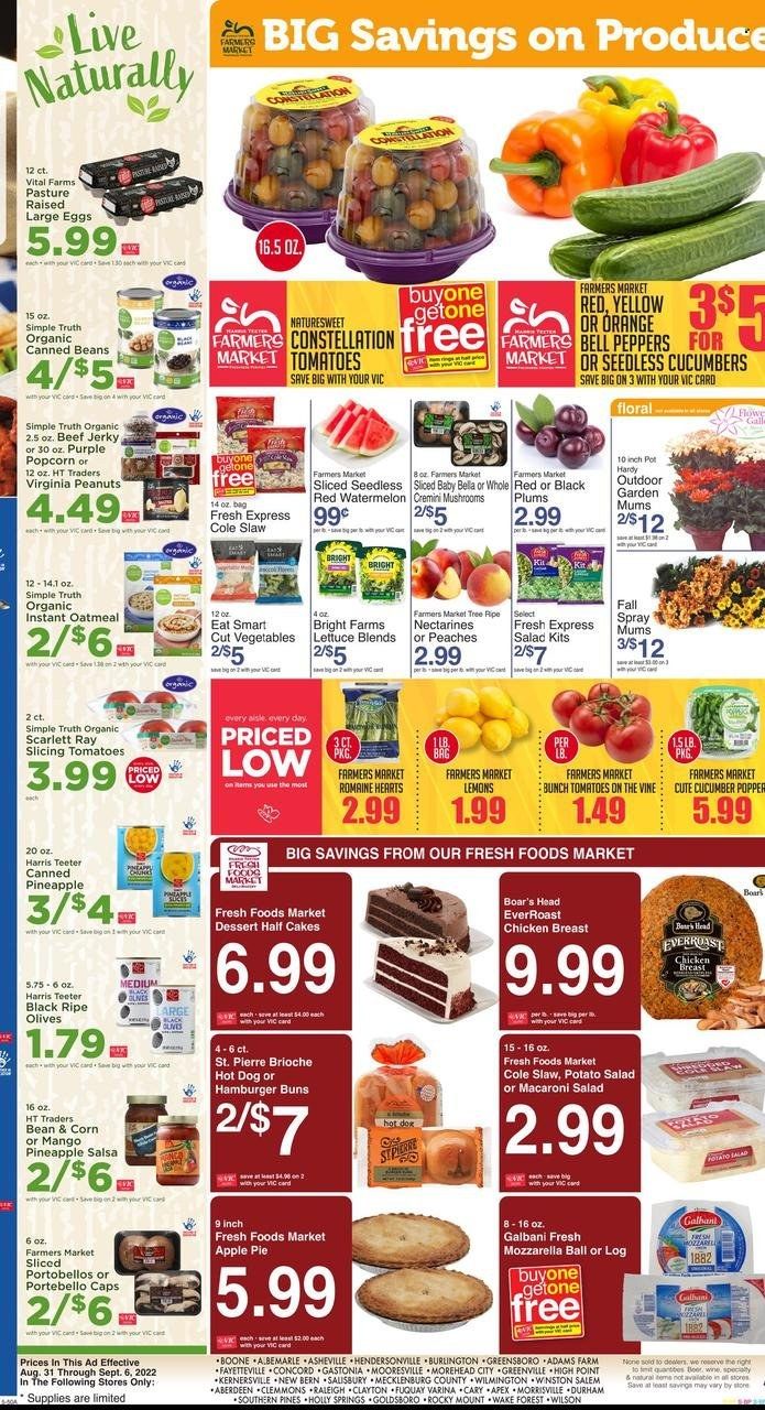 Harris Teeter Weekly Ad Flyer Specials August 31 to September 6, 2022